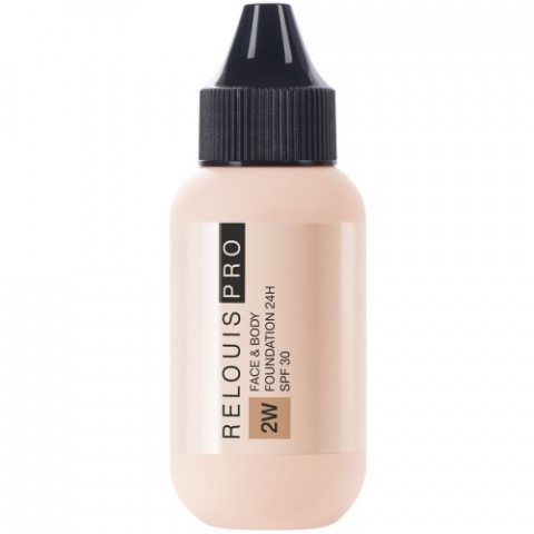 Крем тональный Relouis PRO Face&Body Foundation 24H SPF 30 тон 2W средний оливковый