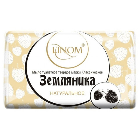 Мыло кусковое LINOM классическое Земляника 100 г Мыло кусковое LINOM классическое Земляника 100 г