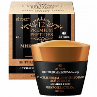Крем-Prestige пептидный 24 часа для лица и шеи 45+ Витэкс Микропластика лица с усиленным лифтинговым действием 45 мл