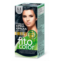 Крем-краска стойкая для волос Fitocolor цвета иссиня-черный