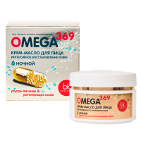 Крем-масло для лица ночной Белкосмекс OMEGA 369 Интенсивное восстановление кожи 48 г