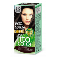 Крем-краска стойкая для волос Fitocolor цвета темный каштан