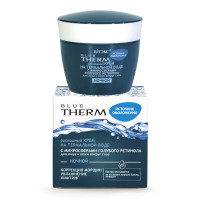 Крем для лица и кожи вокруг глаз ночной Витэкс Blue therm на термальной воде с микросферами голубого ретинола 45 мл Крем для лица и кожи вокруг глаз ночной Витэкс Blue therm на термальной воде с микросферами голубого ретинола 45 мл