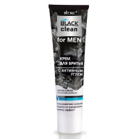 Крем для бритья Витэкс Black Clean for MEN с активным углем 100 мл