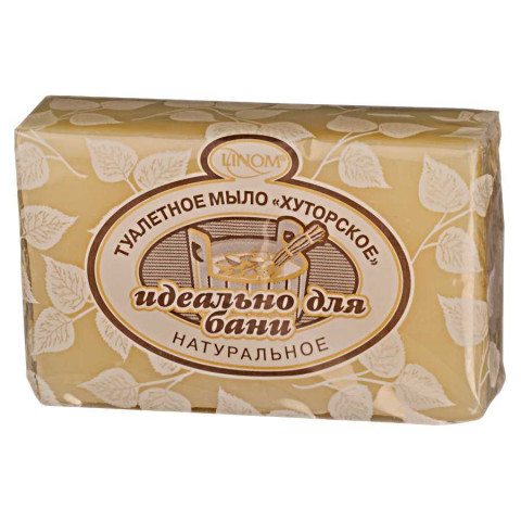 Мыло ЛИНОМ "Хуторское" флоу-пак, 200 г