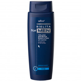 Гель-душ для мытья волос и тела Белита Bielita for MEN 400 мл