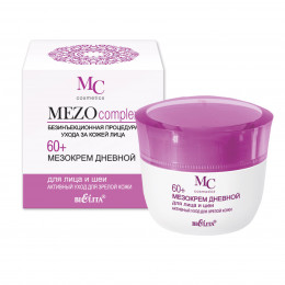 Мезокрем дневной для лица и шеи 60+ Белита MEZOcomplex Активный уход для зрелой кожи 50 мл Мезокрем дневной для лица и шеи 60+ Белита MEZOcomplex Активный уход для зрелой кожи 50 мл