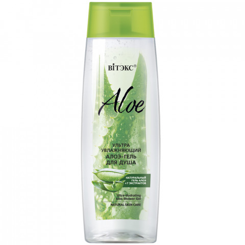 Алоэ-гель для душа ультраувлажняющий Витэкс Aloe+7 экстрактов 400 мл Алоэ-гель для душа ультраувлажняющий Витэкс Aloe+7 экстрактов 400 мл